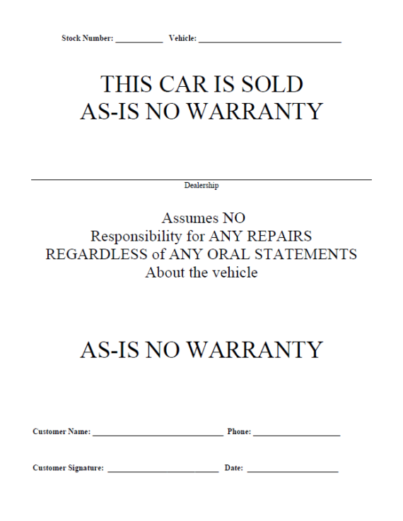 free-as-is-no-warranty-bill-of-sale-templates-word-pdf