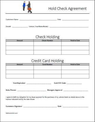 hold check form no logo