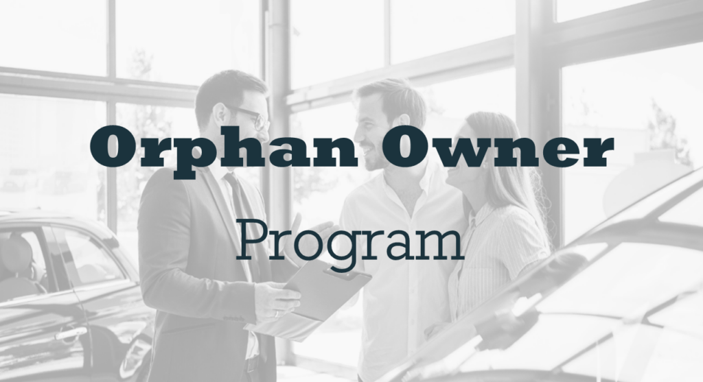 Orphan Owner Program - NWAutolink